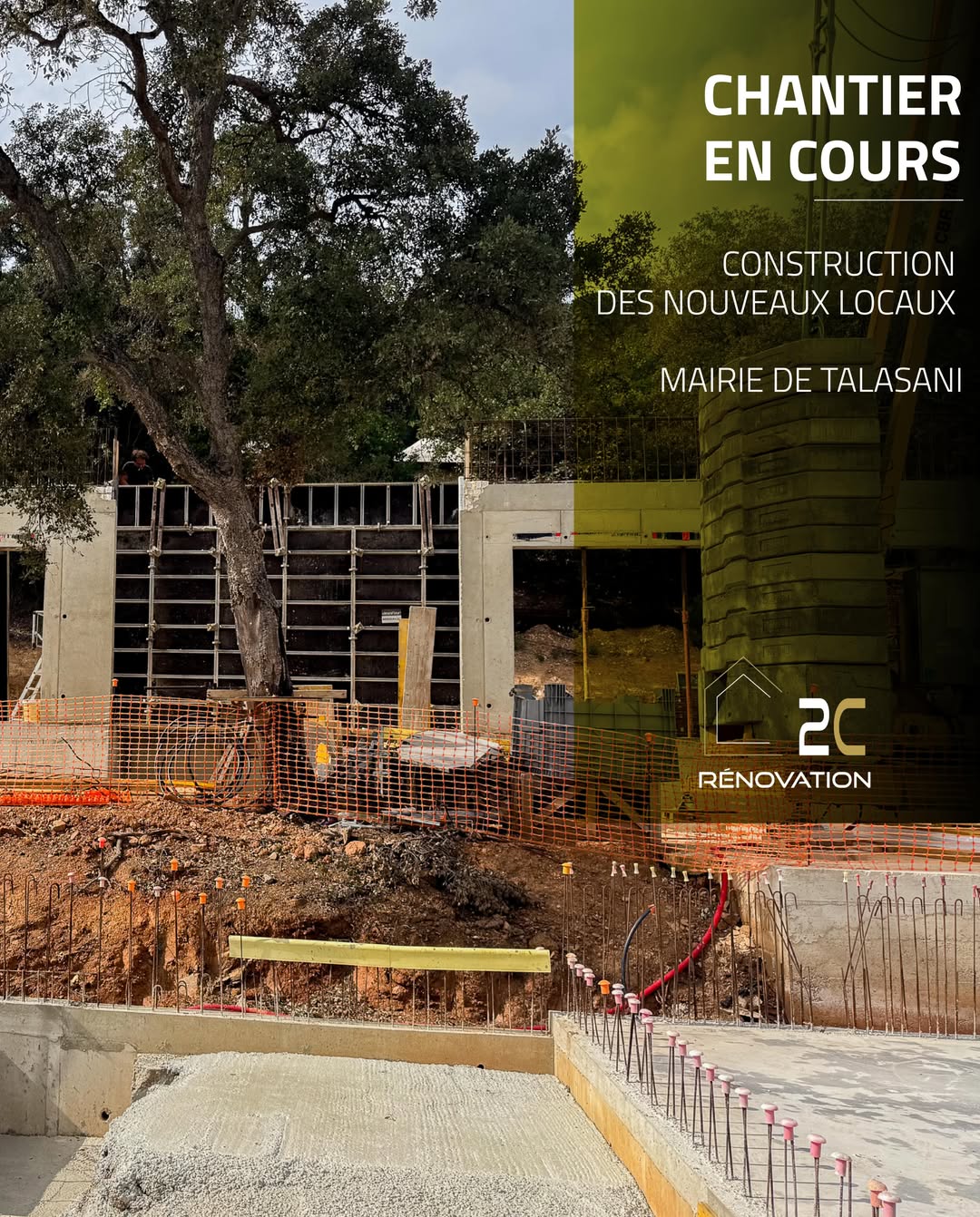 Construction des nouveaux locaux de la mairie de Talasani